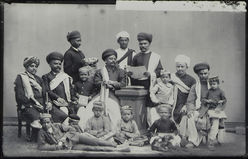 Gujarati Noblemen with their children