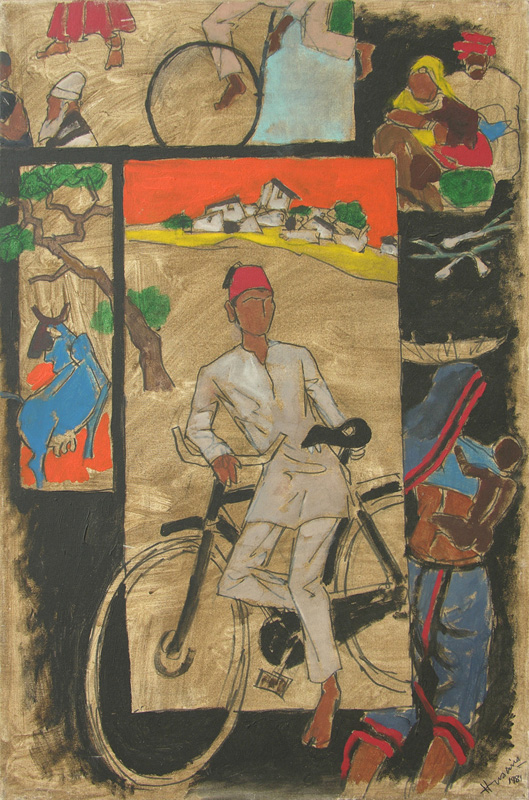 My childhood in Indore by M. F. Husain