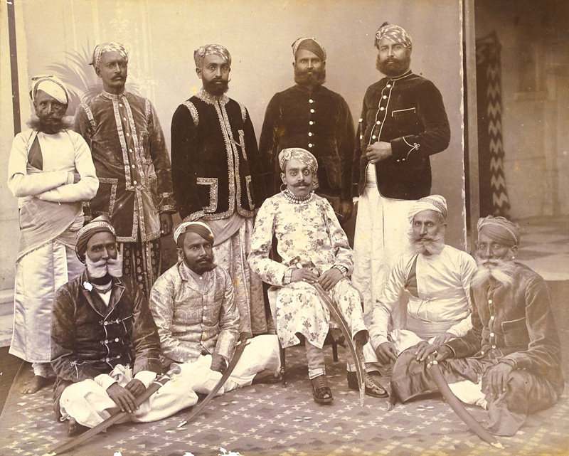 Prince Bhupal Singh and Nobles
