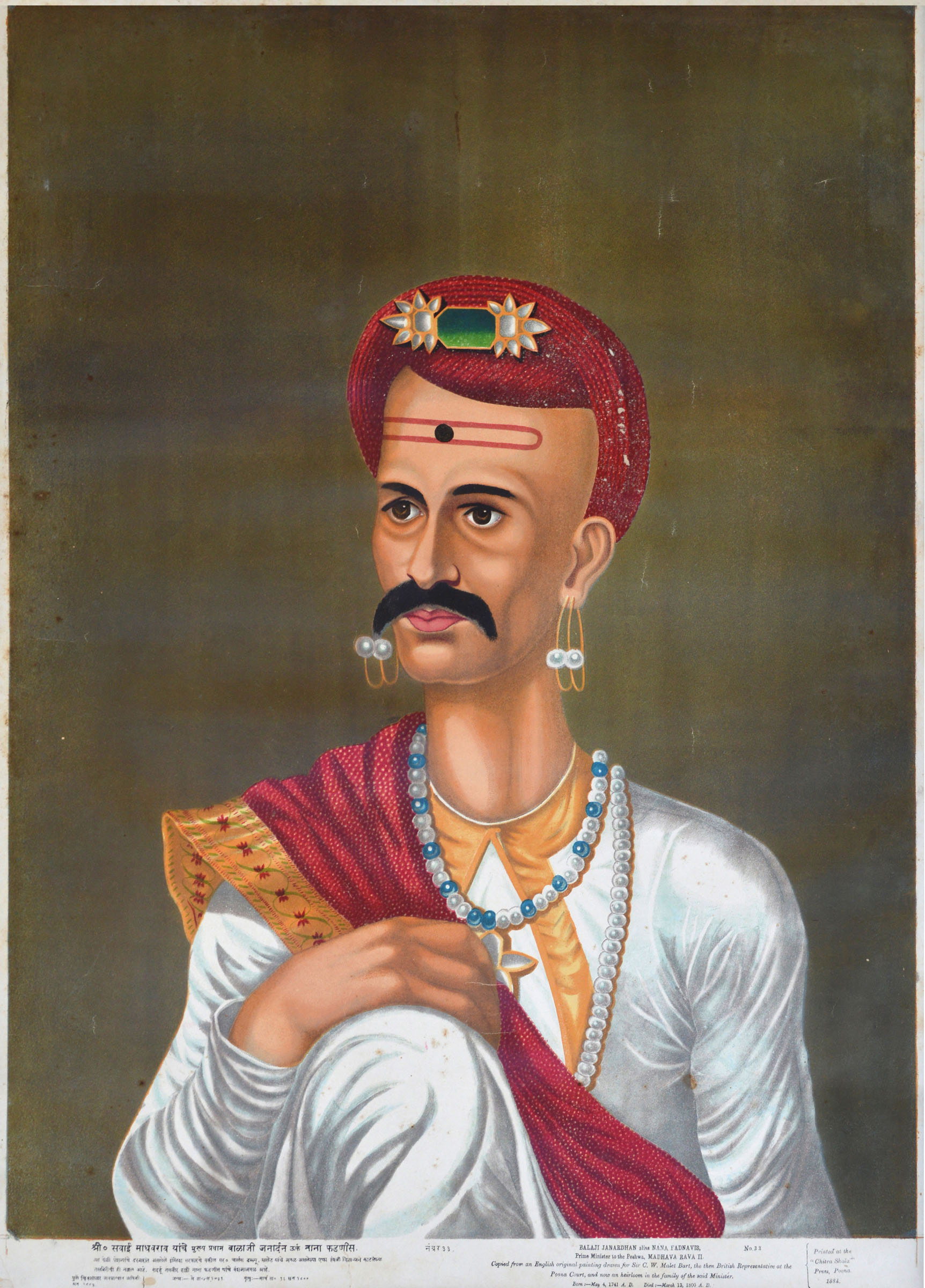Balaji Janardhan alias Nana Fadnavis (1741-1800)
